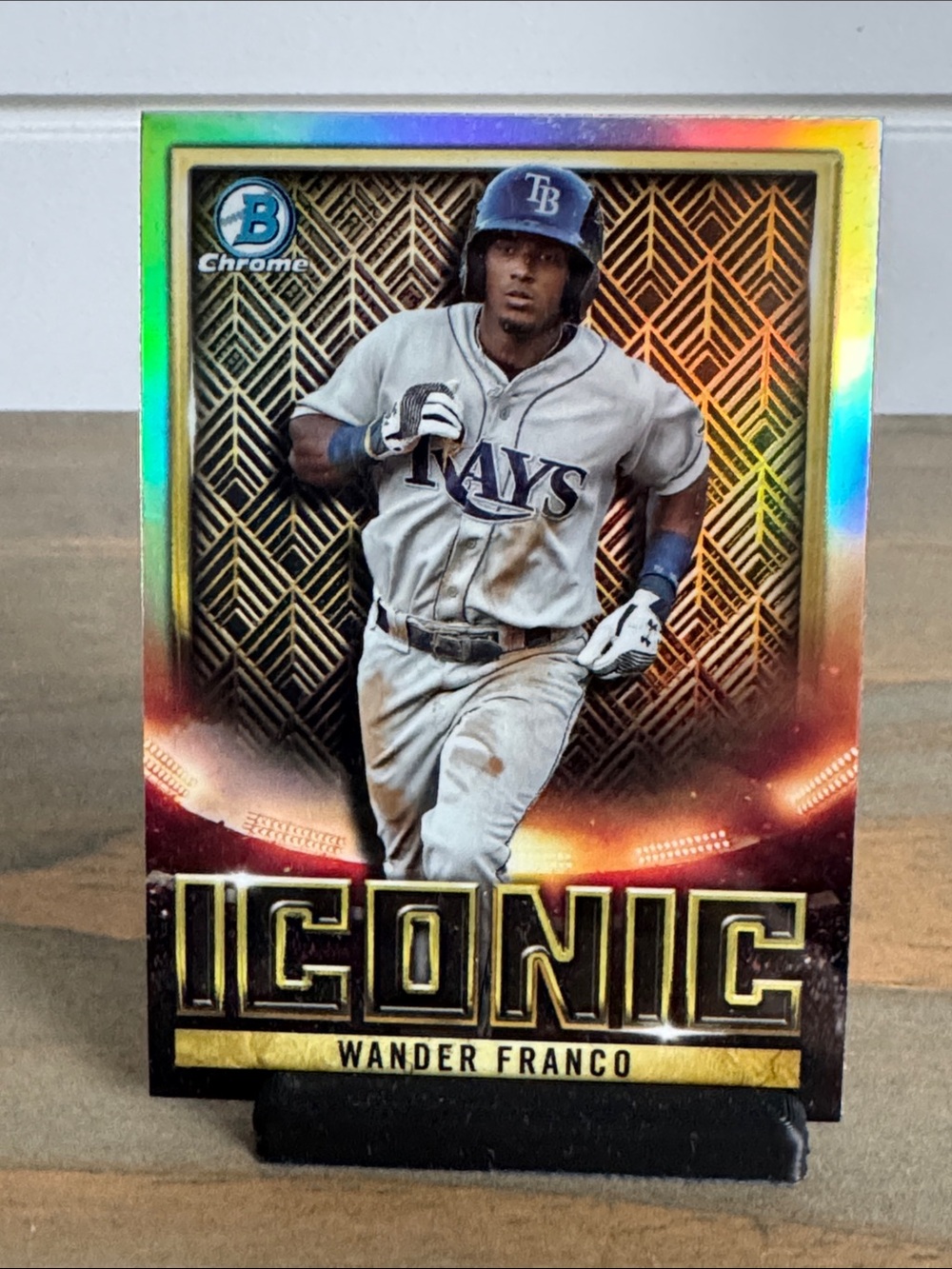 Topps | Bowman Chrome Iconic #BI-11: Tampa Bay Rays: Wander Franco (2023) - Card